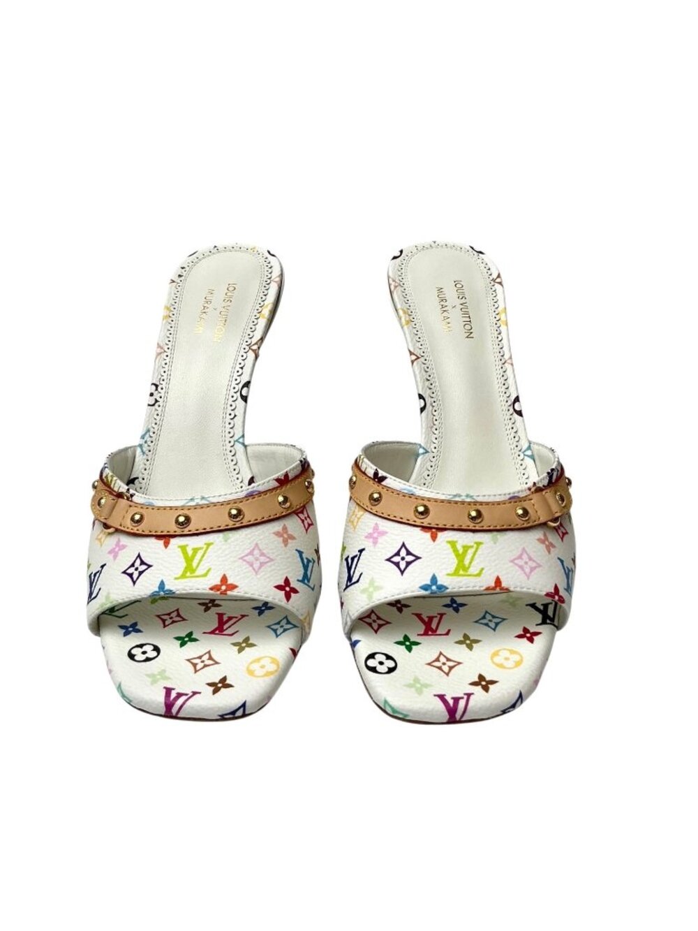 LOUIS VUITTON X Takashi Murakami 6am Mules Re-Edition sz 8.5